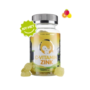 Burk innehållande Monkids C-vitamin + Zink Fruktsmak