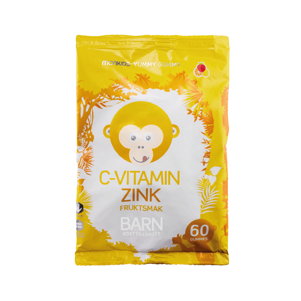 Monkids Children's Vitamin C and Zinc refill