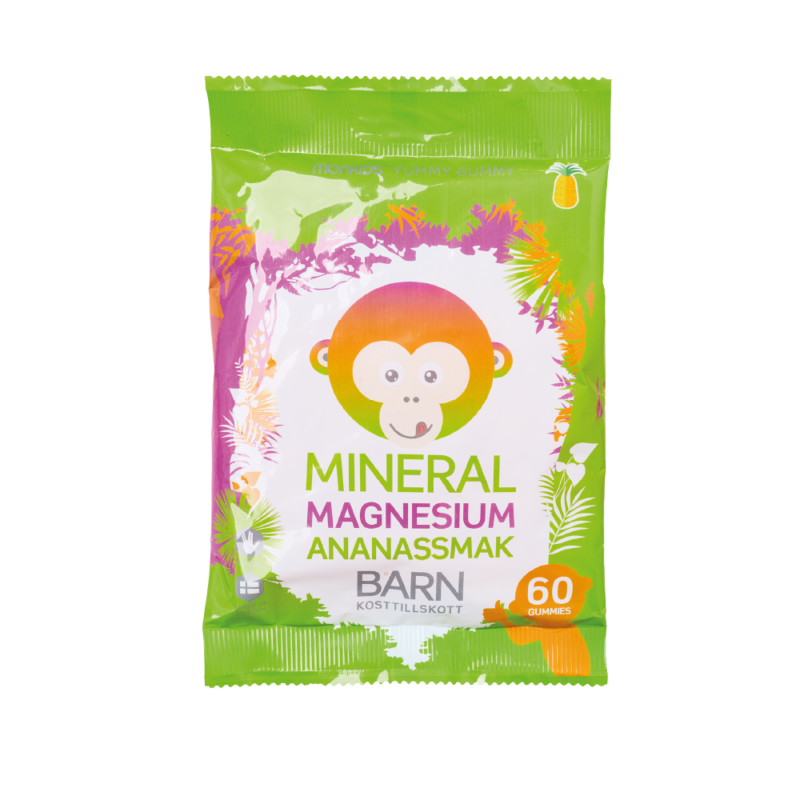 Monkids Mineral Magnesium Barn Ananas