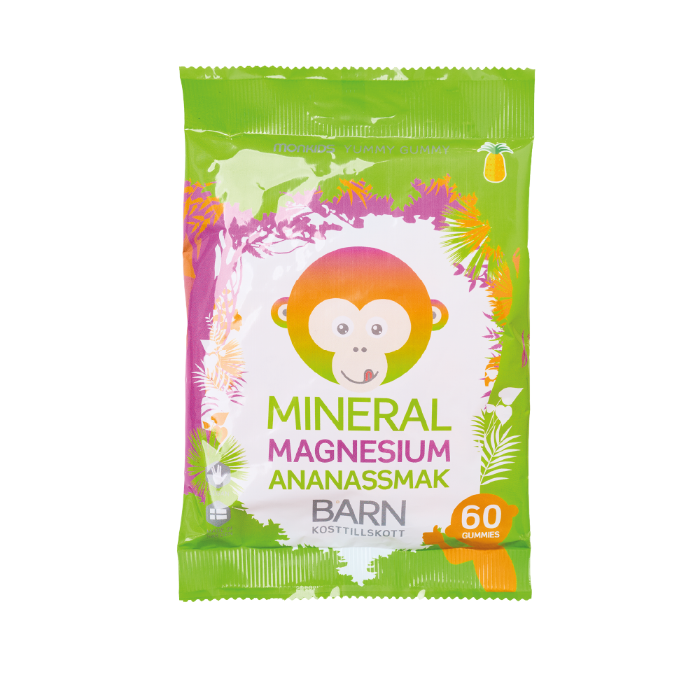 Monkids Mineral Magnesium Barn Ananas