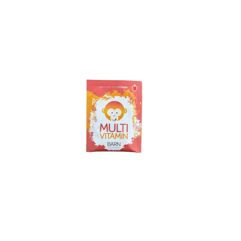 Monkids Multivitamin Jordgubb