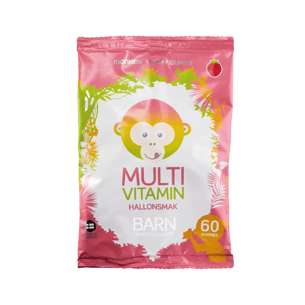 Monkids Children's Multivitamin Raspberry refill