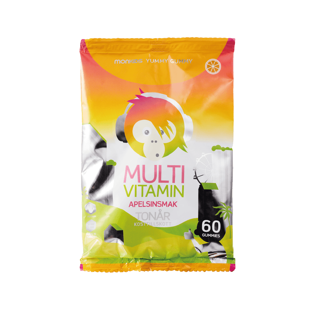 Monkids Teen Multivitamin Orange refill