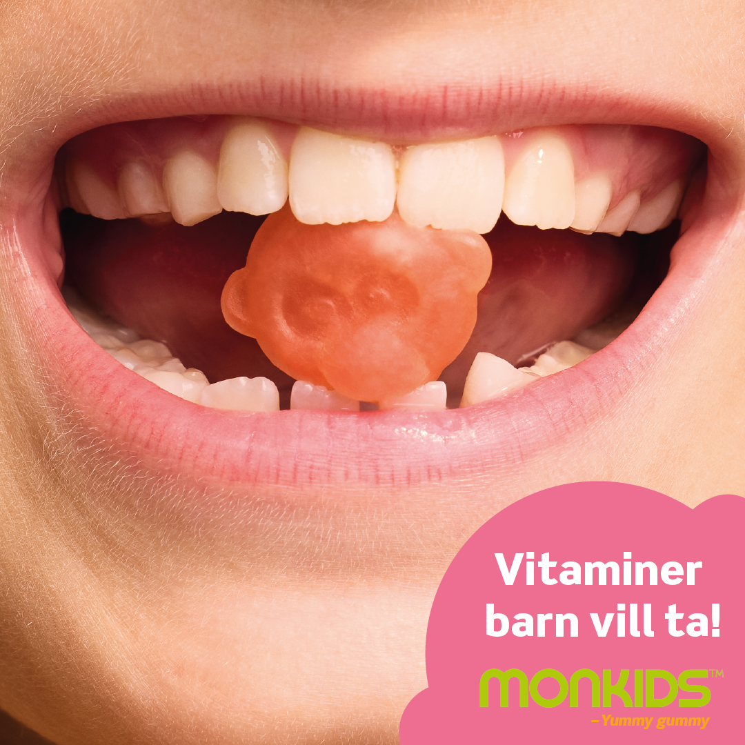 Monkids Multivitamin Barn Hallon