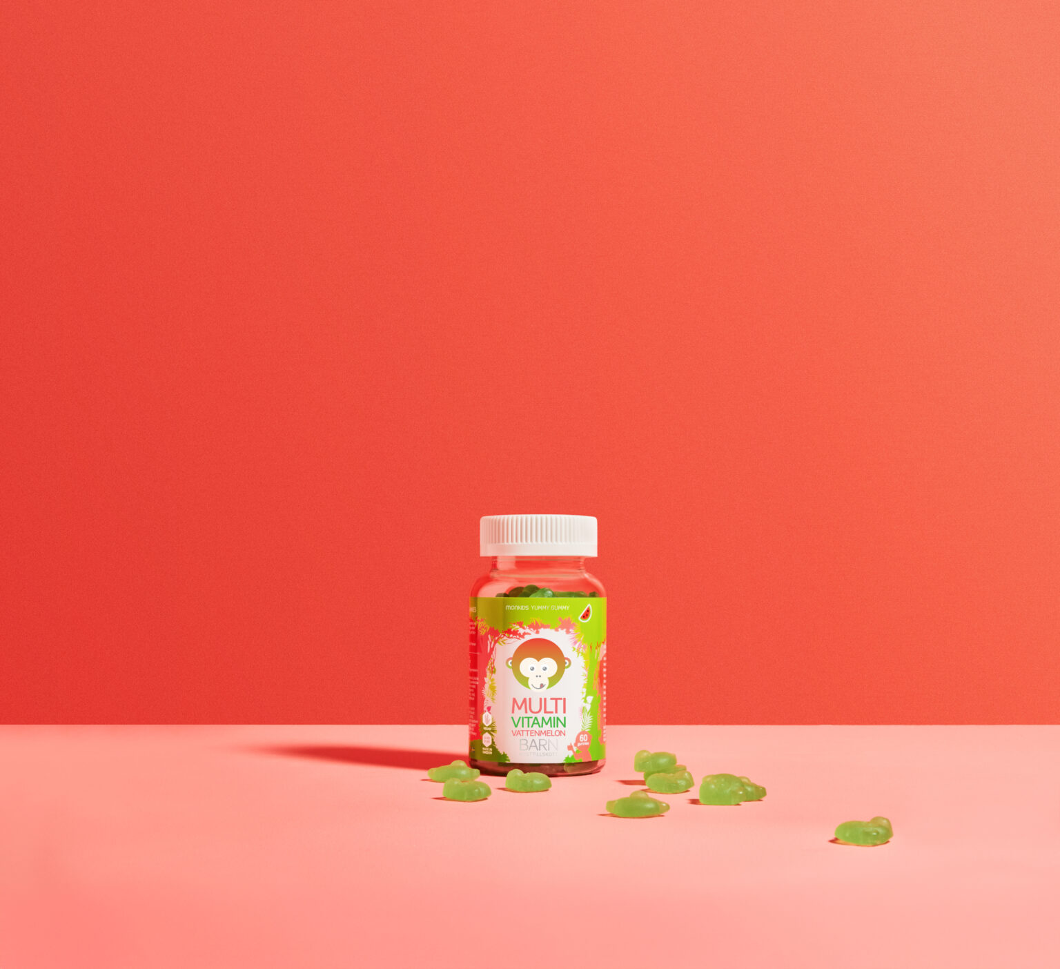 Monkids Multivitamin Vattenmelon Barn