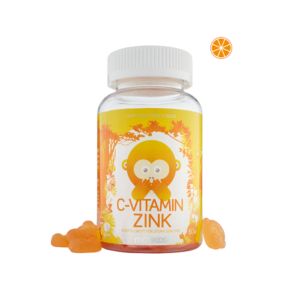 Monkids™ C-vitamin + Zink Apelsin smak