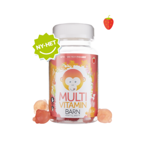 Monkids™ Multivitamin jordgubb smak barn vitaminer